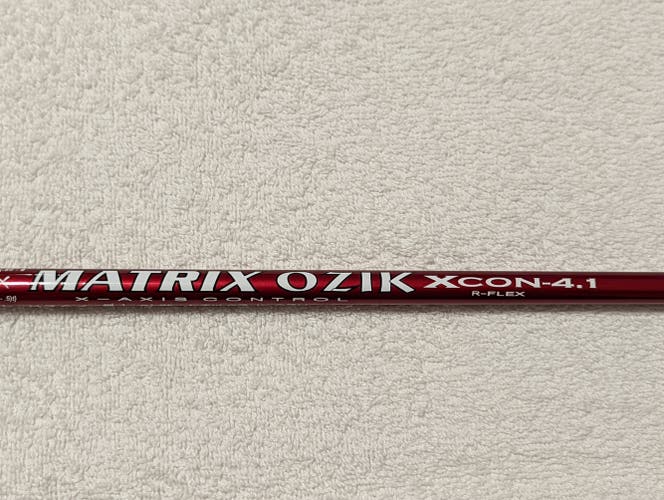 Shaft New Matrix Xcon 4.1 Regular Flex 50 Gram Driver Shaft w Tip & Grip 44"
