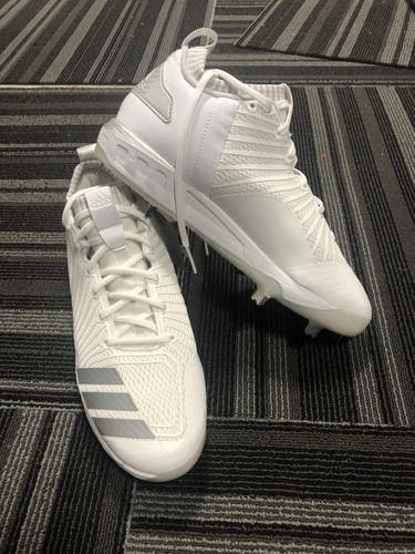 White New Metal Adidas Boost Icon 3