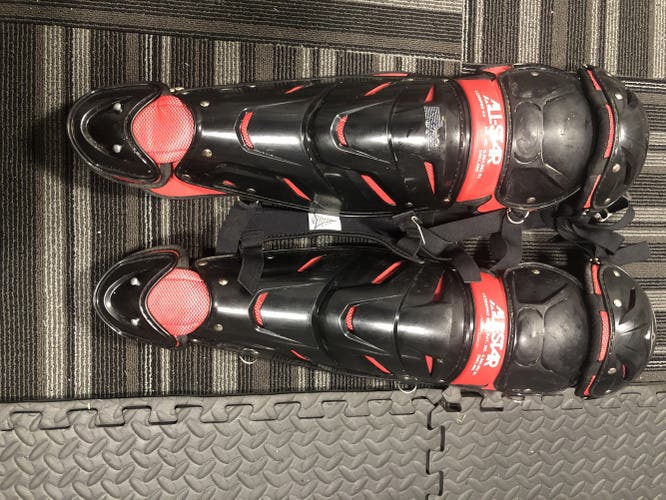 New All Star LG30WPRO Catcher's Leg Guard