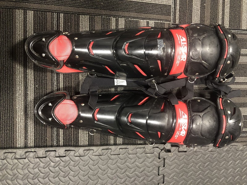 New All Star LG30WPRO Catcher's Leg Guard