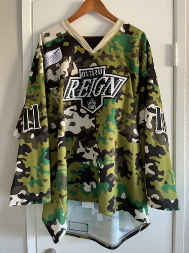 Ontario Reigh Military Appreciation 2016-2017 and Matt Roy Home Jersey
