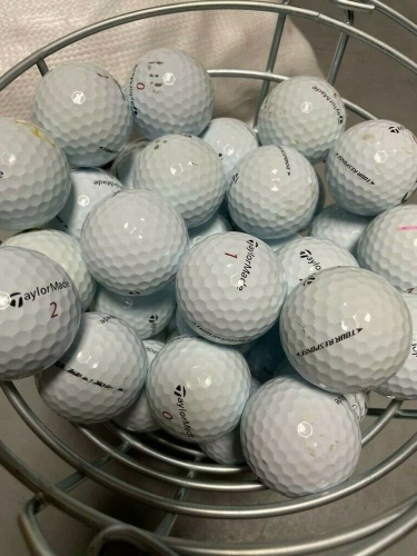 4 Dozen (48) White Taylormade Tour Response AAA (3A) Used Golf Balls