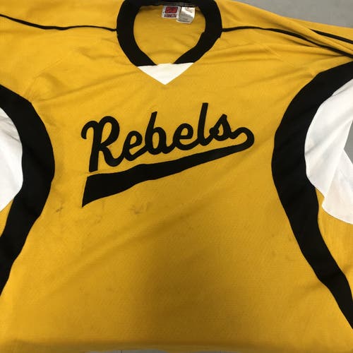Yellow Rebels XL mens hockey jersey