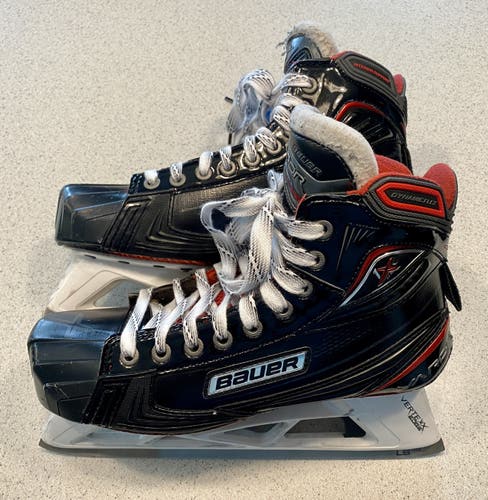 Used Bauer 1X Senior Goalie Skates - 8.5D