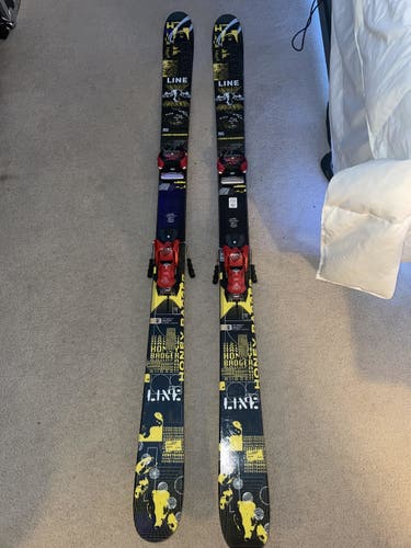 Skis Used Men's Line With Bindings