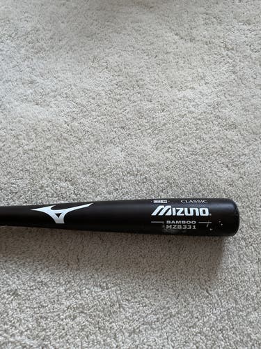 Bat Used BBCOR Certified Mizuno Bamboo Wood MZB 331 (-3) 28 oz 31"