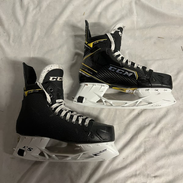 Used Colorado Eagles Pro Stock CCM Jetspeed FT4 PRO Skates Senior 9.25 D