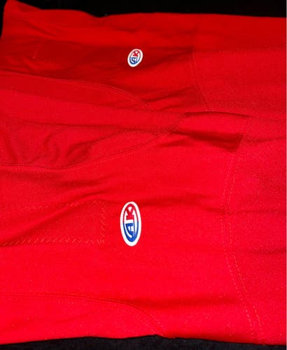 Red New Medium Athletic Knit Pro Stock Socks