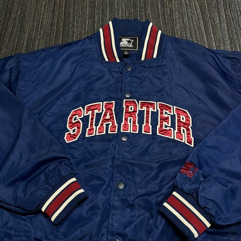 Vintage 90's Starter DALLAS COWBOYS Team NFL Colorways Bomber Jacket with  Snap Buttons and Zip Adult Large Size