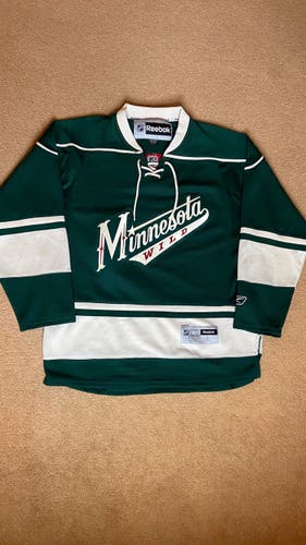 Minnesota Wild Reebok Premier Jersey Size L NWOT MSRP $130