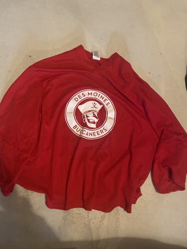 Red Men's Goalie Cut  Pro Stock Jersey