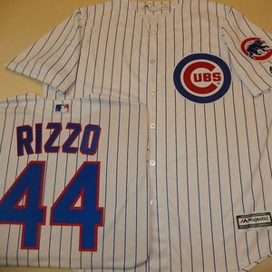 2105 Mens Majestic Chicago Cubs ANTHONY RIZZO SEWN Baseball JERSEY All Sizes