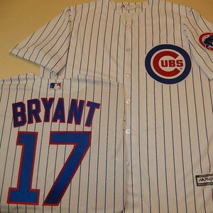 2105 Mens Majestic Chicago Cubs KRIS BRYANT SEWN Baseball JERSEY All Sizes