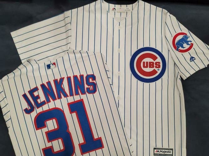 2105 Mens Majestic Chicago Cubs FERGUSON JENKINS SEWN Baseball JERSEY All Sizes