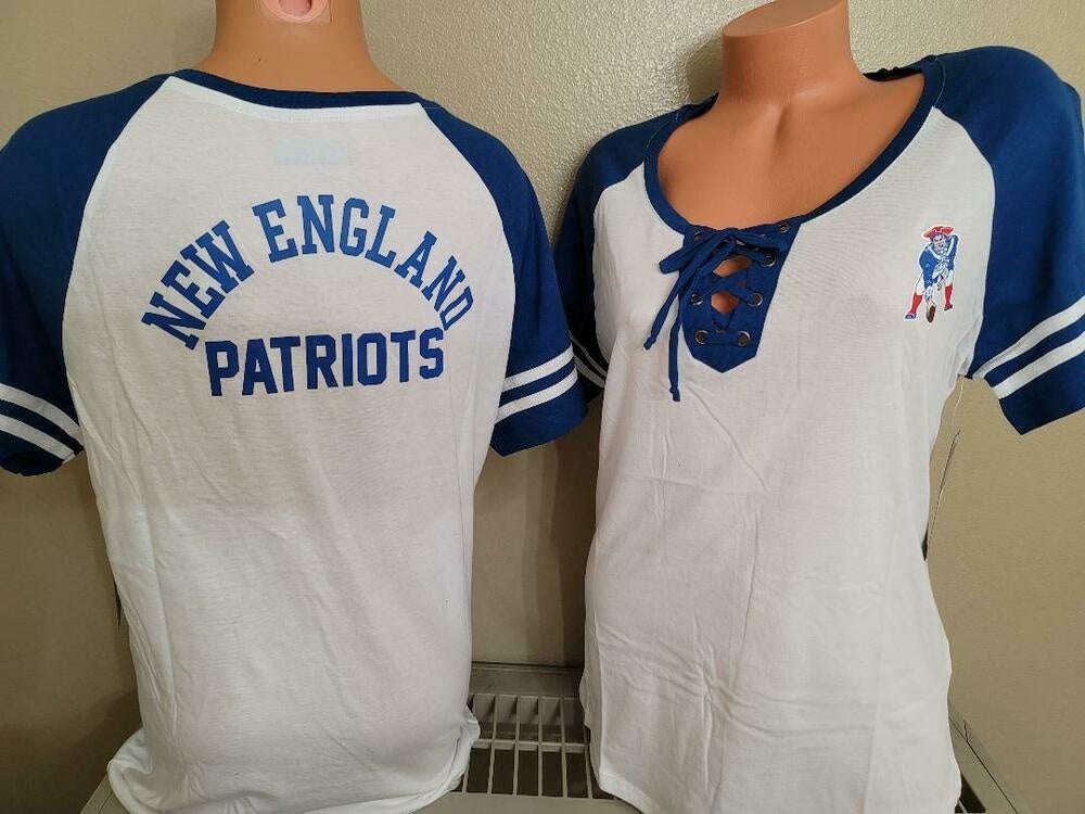 2103 Womens Patriots MAC JONES V-Neck Draft Me Laces Football JERSEY New  NAVY