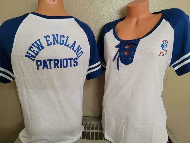 2106 Womens Ladies NEW ENGLAND PATRIOTS "Laces" Football JERSEY Shirt New