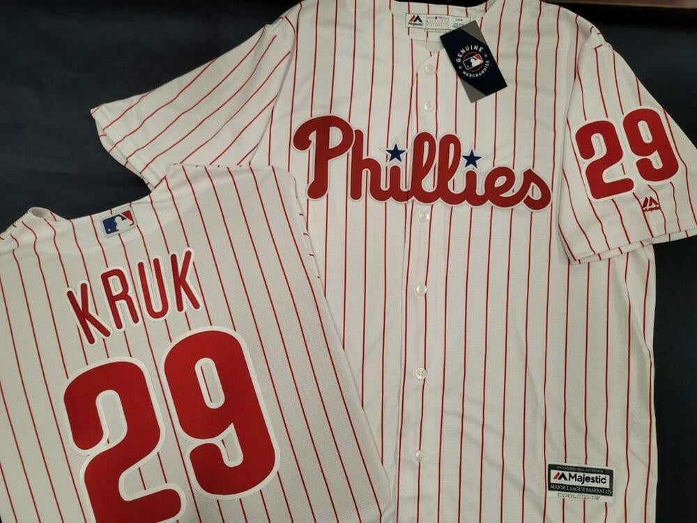 John Kruk Philadelphia Phillies Throwback Jersey