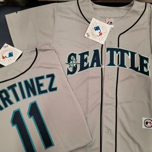 20119 Majestic Seattle Mariners JAY BUHNER Sewn Baseball JERSEY