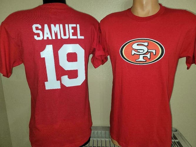20127 MENS San Francisco 49ers DEEBO SAMUEL Crew Neck Football Jersey SHIRT RED