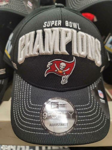 Tampa Bay Buccaneers New Era Super Bowl LV Champions Locker Room Cap Hat NEW