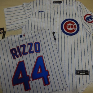 11213 NIKE Chicago Cubs ANTHONY RIZZO "REAL" 2021 Baseball JERSEY LARGE New