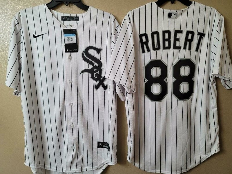 11220 NIKE Chicago White Sox LUIS ROBERT 100% REAL Baseball Jersey All  Sizes