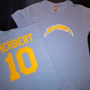 NFL Los Angeles Chargers (Justin Herbert) Women's Game Football Jersey