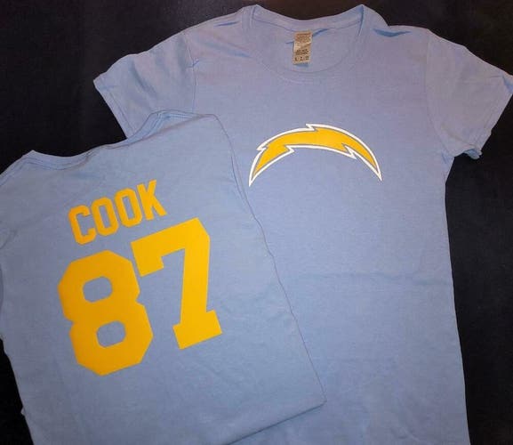 11030 Womens Apparel Los Angeles Chargers JARED COOK Football Jersey Shirt New