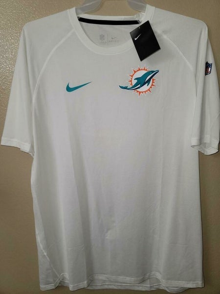 11102 Mens NFL NIKE Apparel MIAMI DOLPHINS Short Sleeves ON FIELD Jersey  Fleece