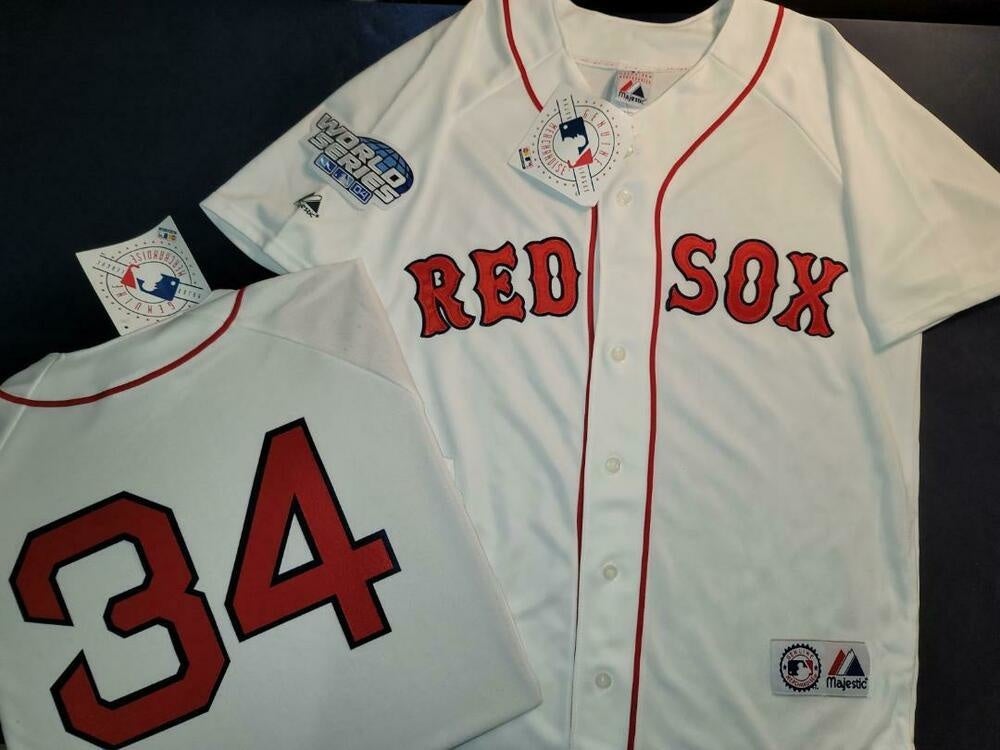 Majestic Boston Red Sox Ladies Red Replica Baseball Jersey