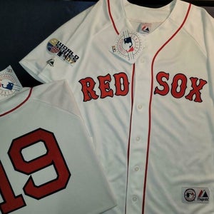 Majestic Boston Red Sox Ladies Red Replica Baseball Jersey