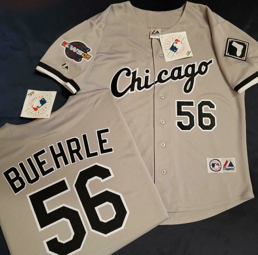 Majestic Mark Buehrle Baseball Jersey Size Youth XL