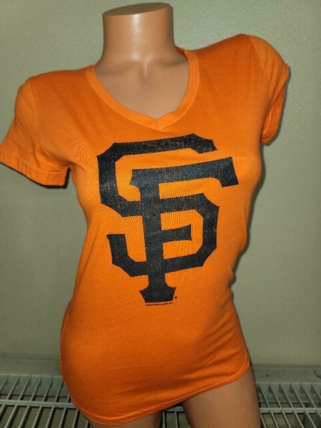 Women's San Francisco Giants Buster Posey Majestic Gray/Orange