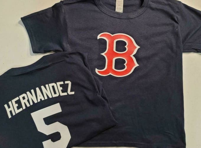 11016 Mens Boston Red Sox KIKE HERNANDEZ Baseball Jersey SHIRT New BLUE All Size