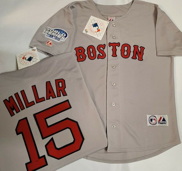 Majestic Boston Red Sox KEVIN MILLAR 2004 World Series Baseball