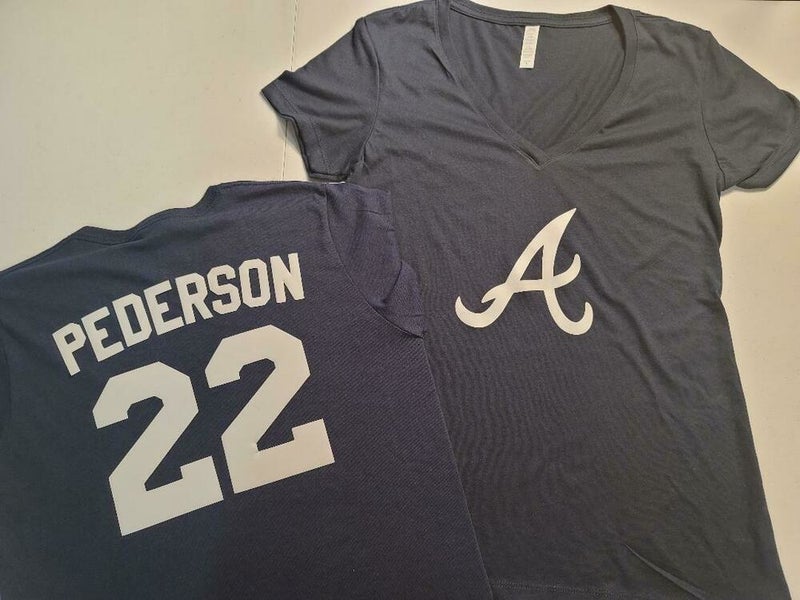 Joc Pederson Makes an Impact with Atlanta Braves #22 Navy Jersey