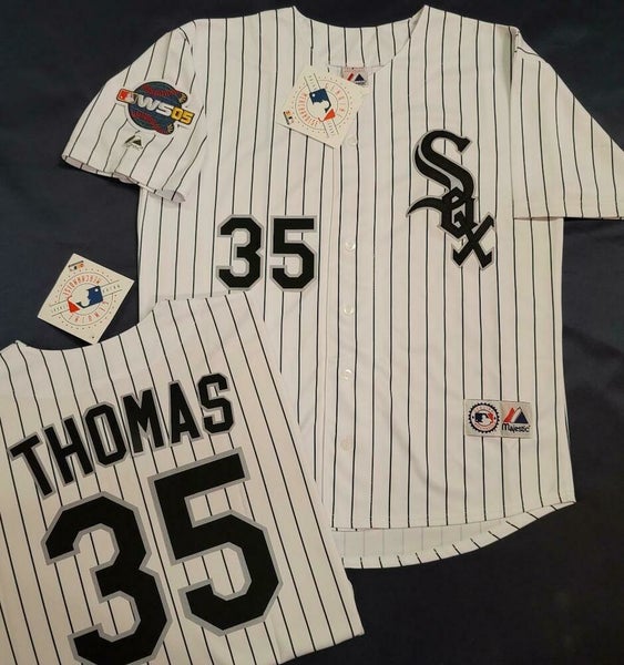 Vintage Chicago White Sox Frank Thomas 35 Baseball Jersey 