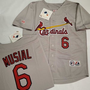 10110 Majestic St Louis Cardinals MARK MCGWIRE Baseball Jersey GRAY New