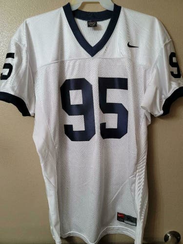 1717 Nike NCAA PENN STATE NITTANY LIONS CARL NASSIB #95 AUTHENTIC Game JERSEY