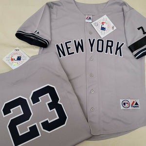 1304 Mens 1995 Majestic New York Yankees DON MATTINGLY Sewn Baseball JERSEY