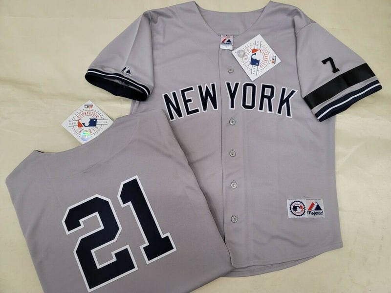 1304 Mens 1995 Majestic New York Yankees PAUL O'NEILL Sewn