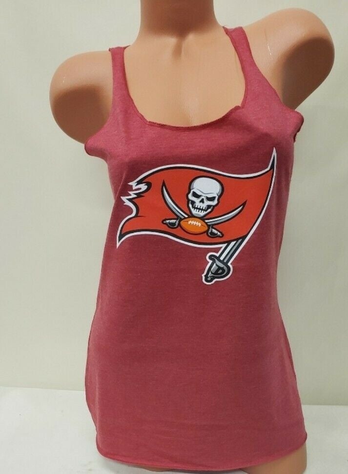 1124 Womens Ladies Tampa Bay Buccaneers TOM BRADY V-Neck Football SHIRT RED  New