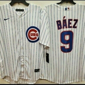 20429 NIKE Mens Chicago Cubs SEIYA SUZUKI "REAL" Baseball JERSEY LARGE New