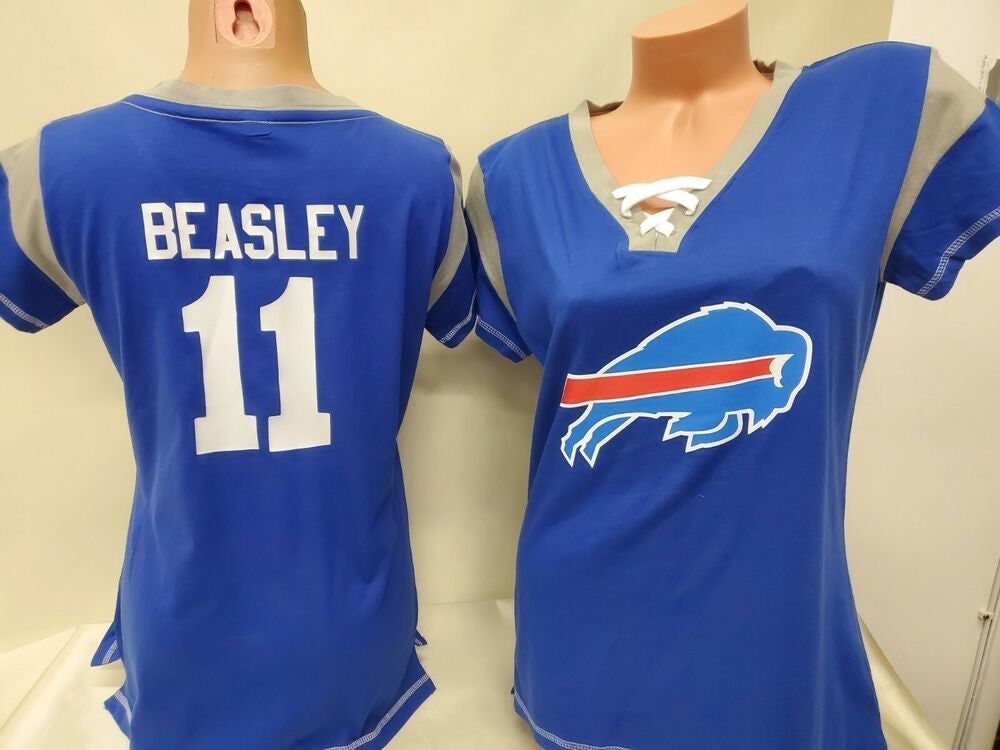 1110 BOYS NFL Buffalo Bills COLE BEASLEY Name Number Football Jersey SHIRT  BLACK