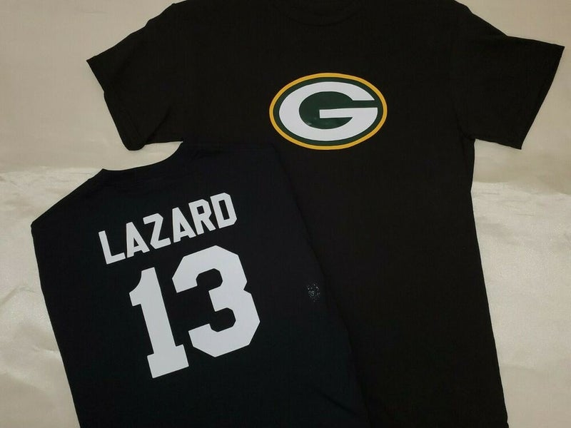 1119 MENS Green Bay Packers ALLEN LAZARD Football Jersey Shirt BLACK New