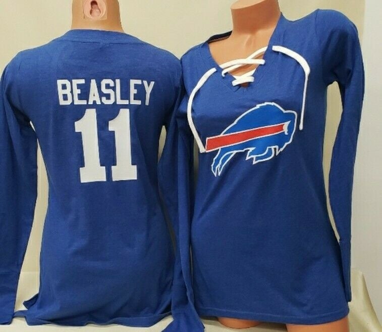 20117 Womens Ladies BUFFALO BILLS JOSH ALLEN Scoop Neck Football Jersey  SHIRT