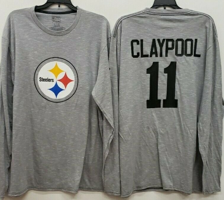 0925 MENS Pittsburgh Steelers CHASE CLAYPOOL Eligible Receiver Jersey Shirt  BLK