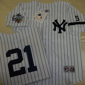 0728 Majestic 1999 World Series New York Yankees PAUL O'NEILL Sewn JERSEY