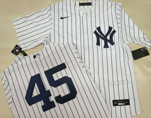 01014 Mens Nike New York Yankees GERRIT COLE 100% REAL Sewn JERSEY P/S New