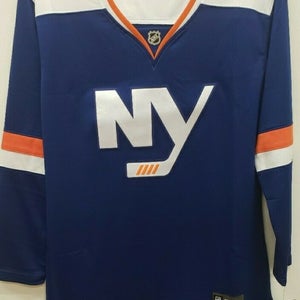 0902 New York Islanders BLUE Breakaway Hockey Jersey Womens Ladies LARGE NWT